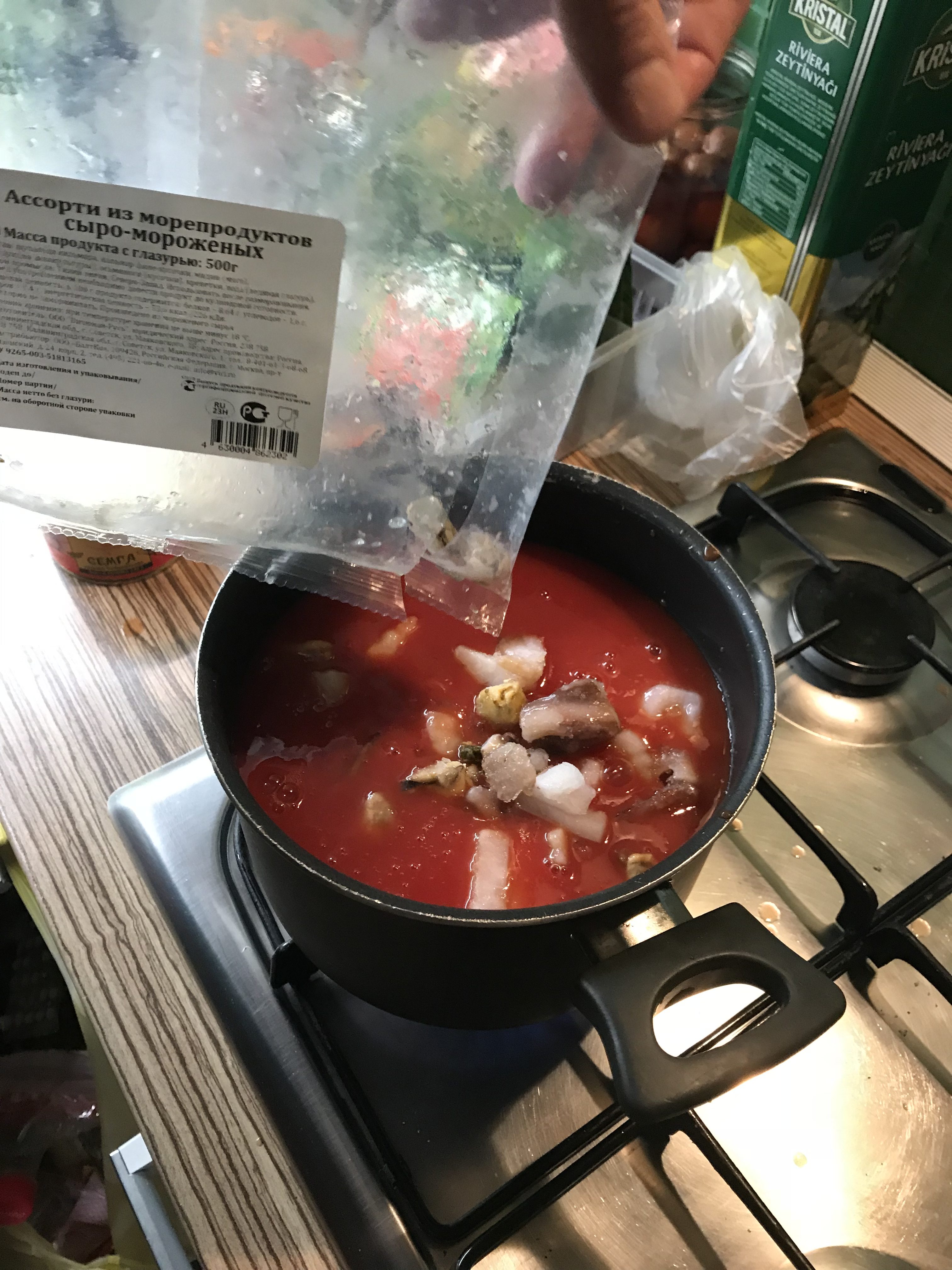 суп с томатами